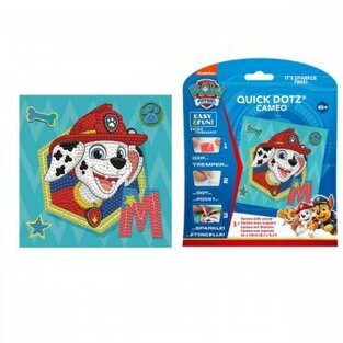 DIAMOND DOTZ ΚΑΤΑΣΚΕΥΗ ΨΗΦΙΔΩΤΟ ΚΑΔΡΑΚΙ 13x13cm PAW PATROL MARSHALL DTZ5020