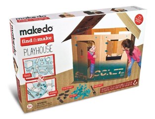 MAKEDO FIND AND MAKE PLAYHOUSE ΠΑΙΧΝΙΔΙ ΓΙΑ ΚΑΤΑΣΚΕΥΗ ΣΠΙΤΙΟΥ ΧΡΗΣΙΜΟΠΟΙΩΝΤΑΣ ΔΙΑΦΟΡΑ ΥΛΙΚΑ