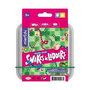 MIEREDU TRAVEL GAME ΕΠΙΤΡΑΠΕΖΙΟ ΠΑΙΧΝΙΔΙ SNAKE AND LADDERS 00497