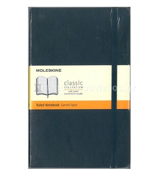 MOLESKINE ΣΗΜΕΙΩΜΑΤΑΡΙΟ LARGE (13x21cm) SOFT COVER SAPPHIRE BLUE RULED NOTEBOOK (ΡΙΓΕ)