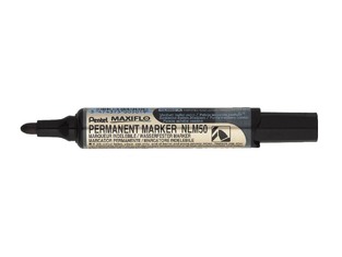 PENTEL ΜΑΡΚΑΔΟΡΟΣ ΑΝΕΞΙΤΗΛΟΣ PERMANENT MARKER MAXIFLO NLF50A ΜΑΥΡΟ