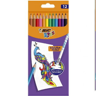 BIC ΞΥΛΟΜΠΟΓΙΕΣ ΜΕ ΓΟΜΑ ERASABLE 12 ΧΡΩΜΑΤΑ 987868