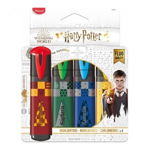 MAPED HARRY POTTER ΣΕΤ ΜΑΡΚΑΔΟΡΟΙ ΥΠΟΓΡΑΜΜΙΣΗΣ 4 ΧΡΩΜΑΤΑ 740701