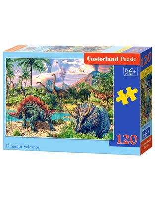 CASTORLAND ΠΑΖΛ 120 ΤΕΜΑΧΙΩΝ DINOSAUR VOLCANOS 13234