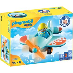 PLAYMOBIL 1 2 3 ΠΙΛΟΤΟΣ ΜΕ ΑΕΡΟΠΛΑΝΑΚΙ 71159