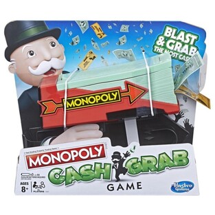 HASBRO ΕΠΙΤΡΑΠΕΖΙΟ MONOPOLY CASH GRAB (ΕΚΤΟΞΕΥΤΗΣ ΧΡΗΜΑΤΩΝ) 30370