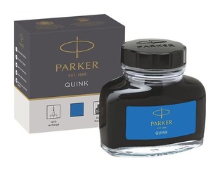 PARKER ΜΕΛΑΝΙ ΓΙΑ ΠΕΝΑ ΣΕ ΜΠΟΥΚΑΛΙ QUINK INK WASHABLE BLUE ΑΝΟΙΧΤΟ ΜΠΛΕ 57ml