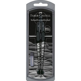 FABER CASTELL ΔΙΑΒΗΤΗΣ ΜΕ ΡΟΔΕΛΑ ΜΑΥΡΟΣ ΜΕ ΓΚΡΙ ΡΟΖ ΓΡΑΜΜΕΣ 174451