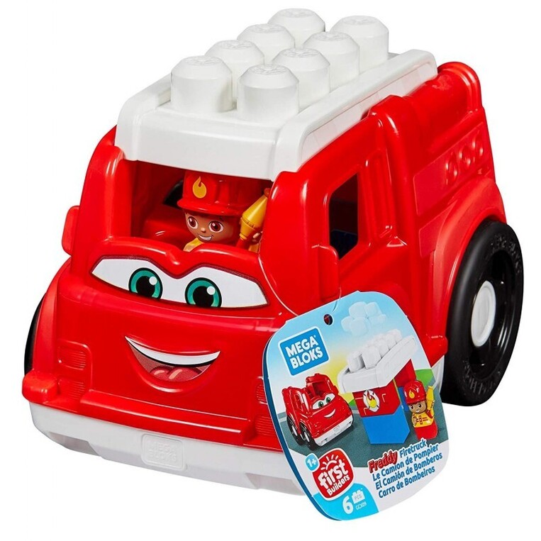 MATTEL MEGA BLOKS FREDDY FIRETRUCK ΠΥΡΟΣΒΕΣΤΙΚΟ ΟΧΗΜΑ GCX09