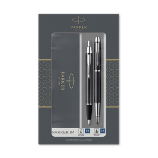 PARKER ΣΕΤ ΣΤΥΛΟ ΠΕΝΑ IM DUO LAQUE BLACK CT FP BP