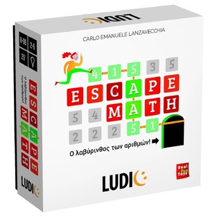 LUDIC ΕΠΙΤΡΑΠΕΖΙΟ ΠΑΙΧΝΙΔΙ ESCAPE MATH Ο ΛΑΒΥΡΙΝΘΟΣ ΤΩΝ ΑΡΙΘΜΩΝ 55706 (REAL FUN TOYS)