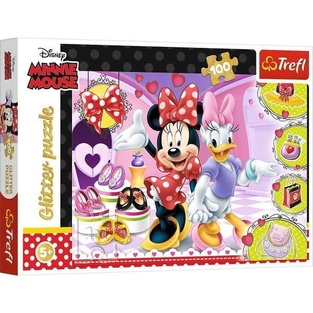 TREFL ΠΑΖΛ 100 ΤΕΜΑΧΙΩΝ GLITTER MINNIE AND TRINKETS 14820