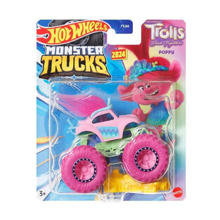 MATTEL HOT WHEELS MONSTER TRUCKS 2024 TROLLS POPPY FYJ44