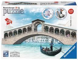 RAVENSBURGER 3D (ΤΡΙΣΔΙΑΣΤΑΤΟ) ΠΑΖΛ 216 ΤΕΜΑΧΙΩΝ PONTE DI RIALTO Η ΓΕΦΥΡΑ ΤΟΥ ΡΙΑΛΤΟ 125180