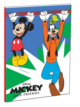 GIM ΤΕΤΡΑΔΙΟ ΚΑΡΦΙΤΣΑ 17x25cm 40φ MICKEY PLUTO 83400