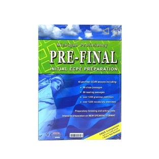 MICHIGAN PROFICIENCY PRE FINAL INITIAL ECPE PREPARATION STUDENT BOOK WITH COMPANION