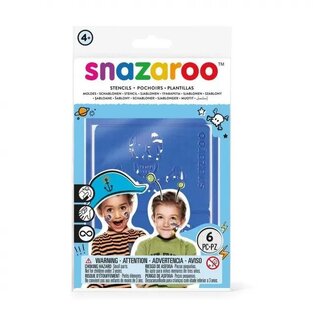 SNAZAROO ΣΤΕΝΣΙΛ ΓΙΑ FACE PAINTING ADVENTURE BOY 1180118