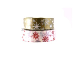 GLOBAL GIFT MASKING TAPE ΑΥΤΟΚΟΛΛΗΤΗ ΧΑΡΤΟΤΑΙΝΙΑ ΓΙΑ ΧΕΙΡΟΤΕΧΝΙΑ ΧΡΙΣΤΟΥΓΕΝΝΙΑΤΙΚΗ 15MM Χ 10Μ