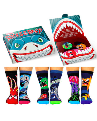 UNITED ODD SOCKS ΠΑΙΔΙΚΕΣ ΚΑΛΤΣΕΣ No 30 1/2-38 1/2 SOCKS OF THE DEEP (3 PAIRS) 9401016