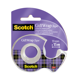 3M SCOTCH ΒΑΣΗ ΣΕΛΟΤΕΙΠ MINI ΜΕ ΚΟΛΛΗΤΙΚΗ ΤΑΙΝΙΑ GIFT WRAP 19ΜΜ Χ 15Μ