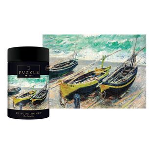 INTERDRUK ART  ΠΑΖΛ 1000 ΤΕΜΑΧΙΩΝ 67x48cm CLAUDE MONET THREE FISHING BOATS No2