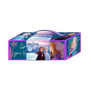 ΣΕΤ ΖΩΓΡΑΦΙΚΗΣ ΣΕ ΒΑΛΙΤΣΑΚΙ 26x13,5x6cm DISNEY FROZEN 52τεμ 563356