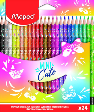 MAPED ΞΥΛΟΜΠΟΓΙΕΣ MINI CUTE 24 ΧΡΩΜΑΤΑ 862203