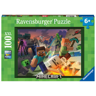 RAVENSBURGER ΠΑΖΛ XXL 100τεμ MONSTER MINECRAFT 13333