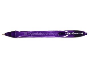 BIC ΣΤΥΛΟ GELOCITY QUICK DRY 0.7mm ΜΩΒ ΣΚΟΥΡΟ