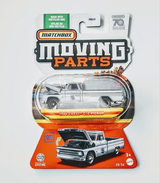 MATTEL MATCHBOX MOVING PART ΑΥΤΟΚΙΝΗΤΑΚΙ 1964 CHEVY C10 PICKUP 28 / 54 FWD28