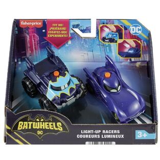 MATTEL FISHER PRICE BATWHEELS DC ΣΕΤ 2 ΑΥΤΟΚΙΝΗΤΑΚΙΑ ΜΕ ΦΩΤΑ HML25