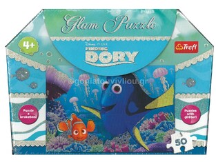 TREFL GLAM PUZZLE ΠΑΖΛ 50 ΤΕΜΑΧΙΩΝ FINDING DORY ΨΑΧΝΟΝΤΑΣ ΤΗΝ ΝΤΟΡΙ 14813