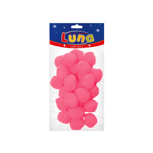 LUNA ΣΕΤ POM PONS (ΠΟΜ ΠΟΝΣ) 25MM ΡΟΖ 25TMX 0620463