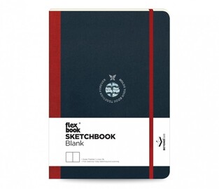 FLEXBOOK GLOBAL NOTEBOOK 15x21cm SKETCHBOOK BLANK 192φ IVORY ΒΙΒΛΙΟ ΣΧΕΔΙΟΥ ΜΠΟΡΝΤΩ ΛΙΝΟΔΕΤΟ ΜΕ ΛΑΣΤΙΧΟ ΧΩΡΙΣ ΓΡΑΜΜΕΣ ΗΒ 00030 (THE WRITING FIELDS) (2100030)