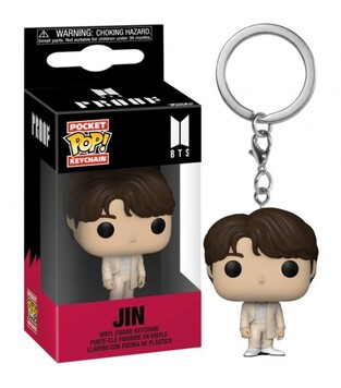 FUNKO POP POCKET ROCKS BTS JIN VINYL FIGURE KEYCHAIN