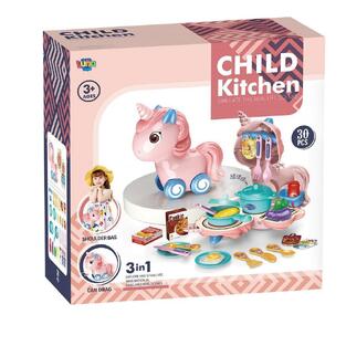 LUNA CHILD KITCHEN ΣΕΤ ΒΑΛΙΤΣΑΚΙ ΚΟΥΖΙΝΙΚΑ ΜΟΝΟΚΕΡΟΣ 30τεμ 622232