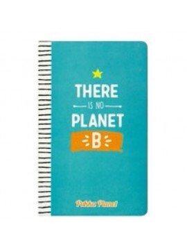 PUKKA PLANET ΣΗΜΕΙΩΜΑΤΑΡΙΟ ΒΙΒΛΙΟΔΕΤΗΜΕΝΟ 13x21cm 96φ ΜΕ ΓΡΑΜΜΕΣ THERE IS NO PLANET B 9703SPP