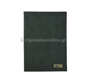 NOTES 250 ΕΥΡΕΤΗΡΙΟ 17,5x25cm ΠΡΑΣΙΝΟ (ΠΑΠΑΔΗΜΗΤΡΙΟΥ)