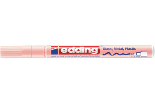 EDDING 751 ΜΑΡΚΑΔΟΡΟΣ ΑΝΕΞΙΤΗΛΟΣ ΛΑΔΙΟΥ PAINT MARKER 1 2MM ΠΑΣΤΕΛ ΡΟΖ