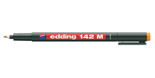 EDDING 142 M ΜΑΡΚΑΔΟΡΟΣ ΔΙΑΦΑΝΕΙΩΝ ΑΝΕΞΙΤΗΛΟΣ 1.0mm ΠΟΡΤΟΚΑΛΙ 6