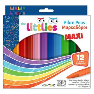 THE LITTLIES ΜΑΡΚΑΔΟΡΟΙ MAXI WASHABLE 12 ΧΡΩΜΑΤΑ 0646034