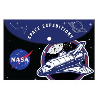 ΦΑΚΕΛΟΣ ΜΕ ΚΟΥΜΠΙ ΠΛΑΣΤΙΚΟΣ A4 (21x29,7cm) NASA SPACE EXPEDITIONS 486026