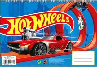 GIM ΜΠΛΟΚ ΖΩΓΡΑΦΙΚΗΣ A4 21x29,7cm 30φ HOT WHEELS 34927413