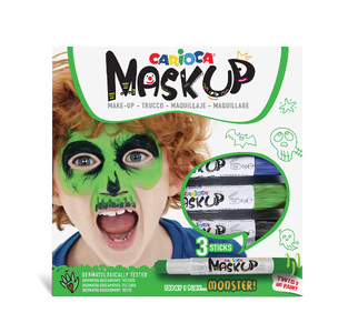 CARIOCA MASK UP MONSTER ΣΕΤ ΚΗΡΟΜΠΟΓΙΕΣ ΓΙΑ ΜΑΚΙΓΙΑΖ ΠΡΟΣΩΠΟΥ 3 ΧΡΩΜΑΤΑ 43051