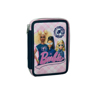 GIM ΚΑΣΕΤΙΝΑ ΤΕΤΡΑΓΩΝΗ ΔΙΠΛΗ ΓΕΜΑΤΗ BARBIE VARSITY ΜΠΛΕ ΣΚΟΥΡΟ ΡΟΖ 34987100