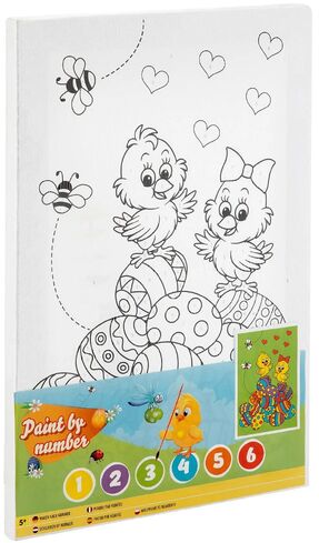 MOXY ΚΑΤΑΣΚΕΥΗ PAINT BY NUMBER ΚΑΜΒΑΣ 20x30cm ΚΟΤΟΠΟΥΛΑΚΙΑ