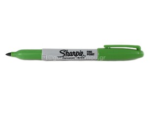 SHARPIE ΜΑΡΚΑΔΟΡΑΚΙ ΑΝΕΞΙΤΗΛΟ FINE ΠΡΑΣΙΝΟ ΑΝΟΙΧΤΟ