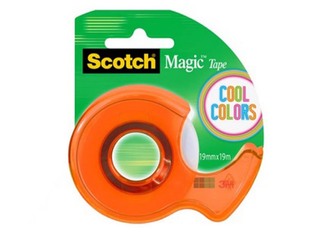 3M SCOTCH ΒΑΣΗ ΣΕΛΟΤΕΙΠ C 106 COOL COLORS + 1 ΤΑΙΝΙΑ SCOTCH 1,9cm x 19m ΠΟΡΤΟΚΑΛΙ