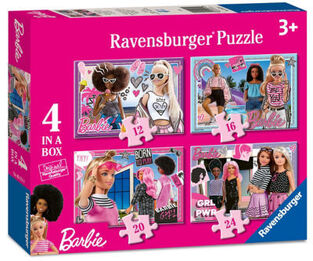 RAVENSBURGER ΠΑΖΛ 12 / 16 / 20 / 24τεμ BARBIE 031740