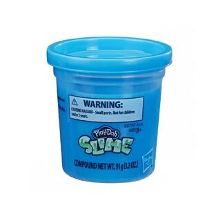 HASBRO PLAY DOH SLIME SINGLE CAN ΜΠΛΕ